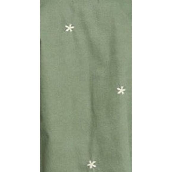 NWOT Pistola Camilo Army Green Utility Jacket with Embroidered Flowers Size Med - Picture 4 of 4